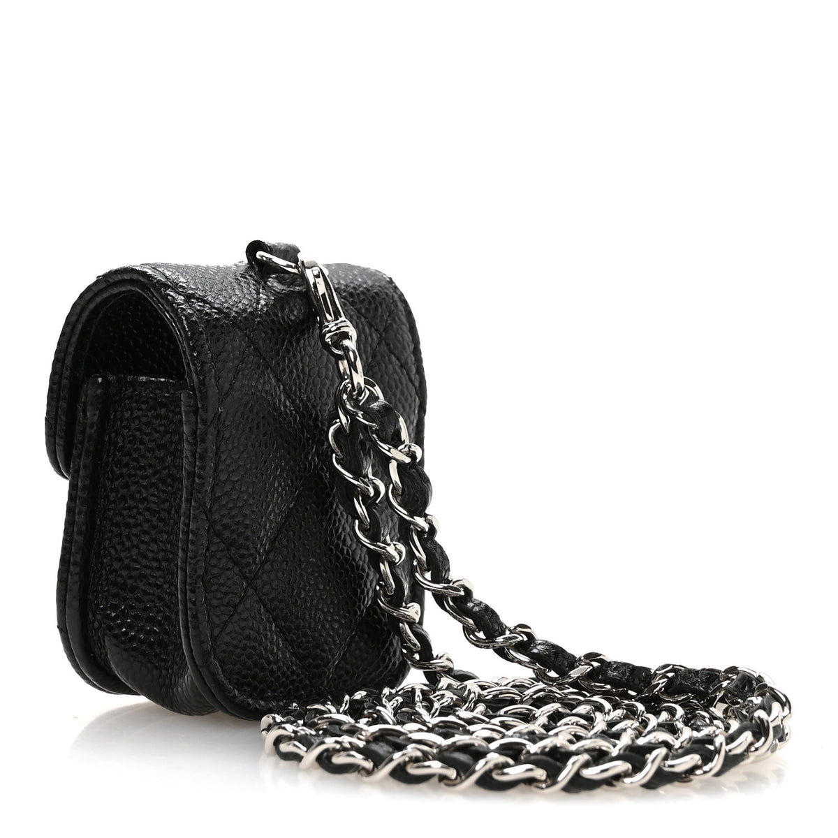 Chanel Caviar Quilted Airpods Pro Case Black 3 of 8