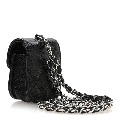 Chanel Caviar Quilted Airpods Pro Case Black 3 of 8