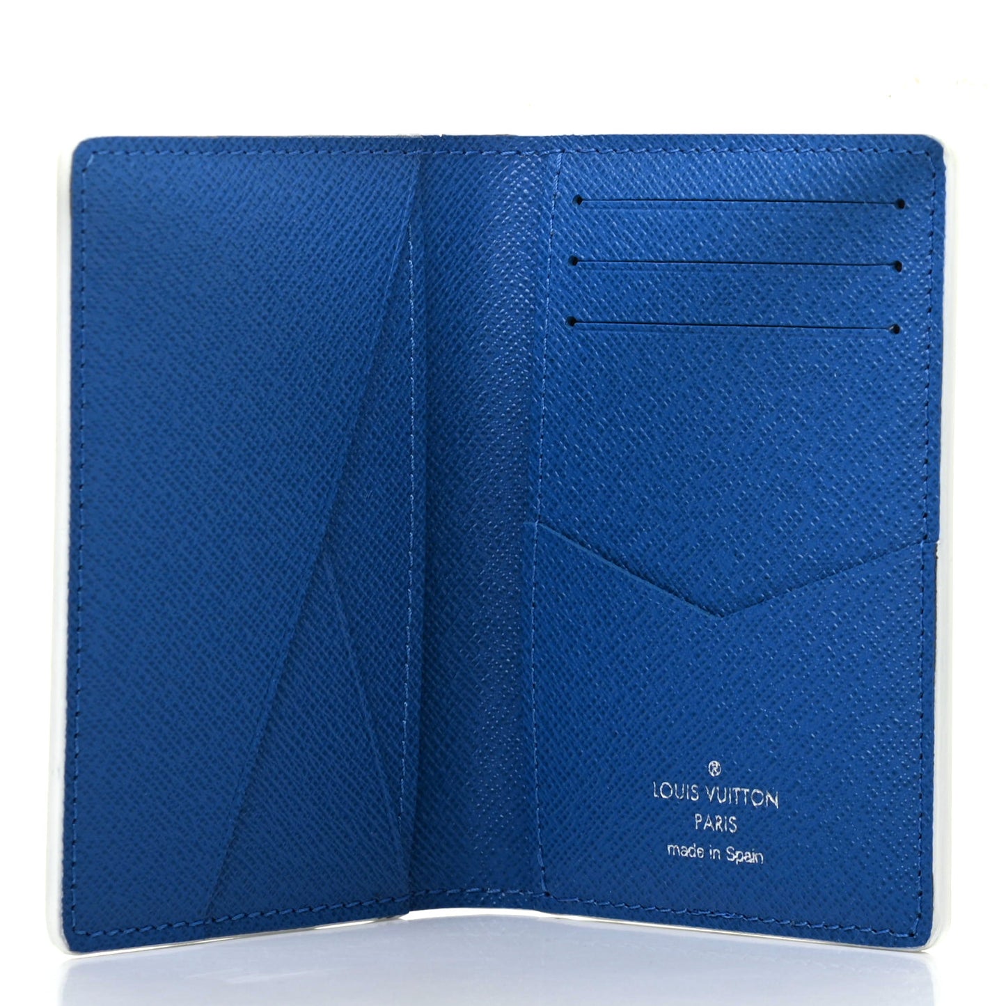 Monogram Watercolor Pocket Organizer NM Multicolor