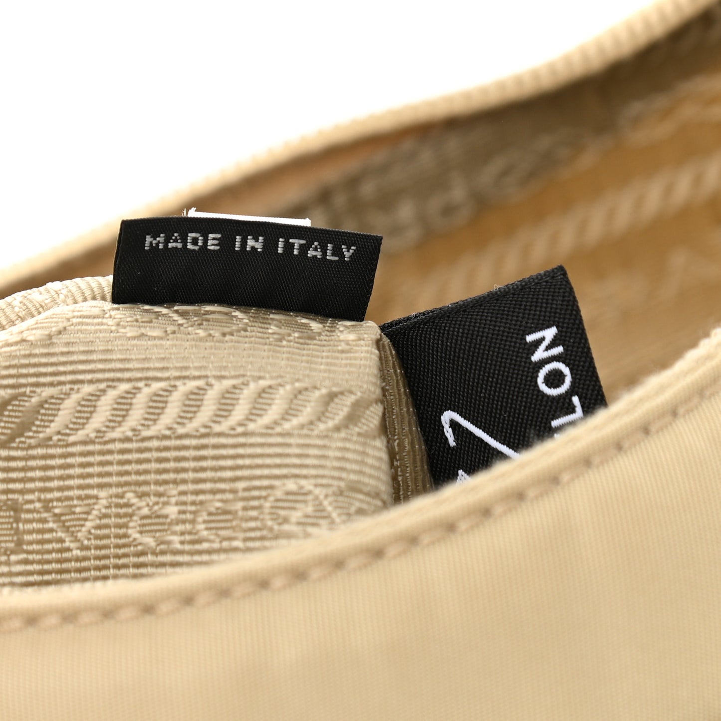 Re-Nylon Saffiano Mini Re-Edition 2000 Bag Deserto