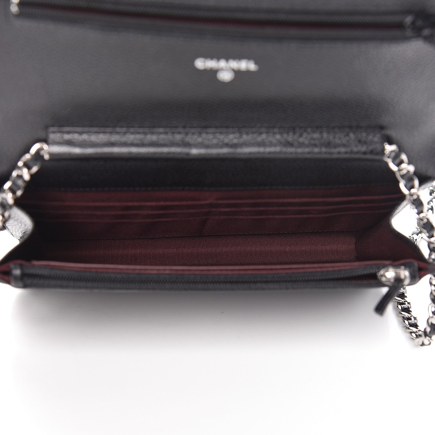 Chanel Caviar Quilted Wallet On Chain WOC Black 5 of 12