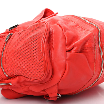 Alexander Wang Lambskin Marti Convertible Backpack Cola Rhodium Hardware 7 of 9