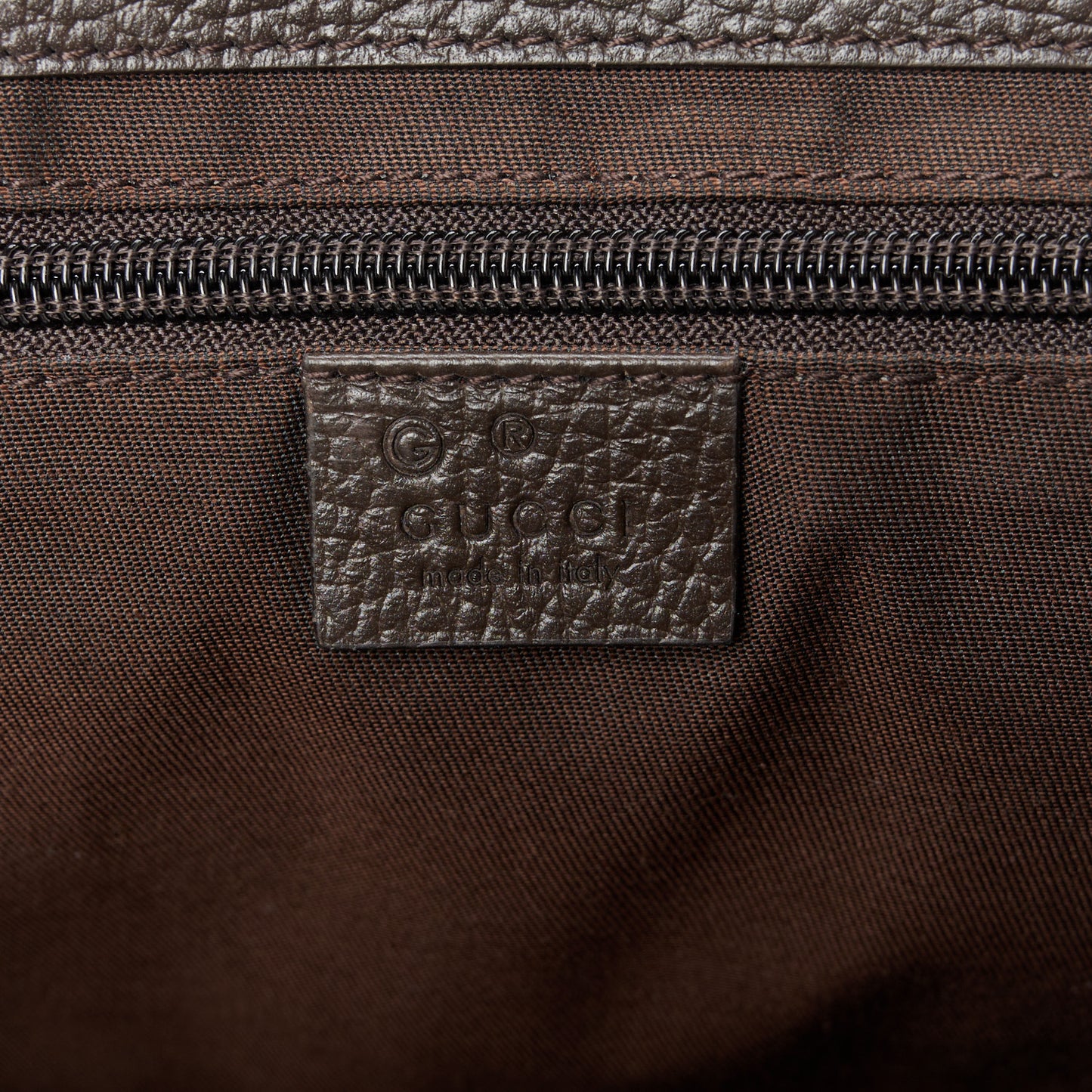 Monogram Flap Messenger Bag Beige Dark Brown