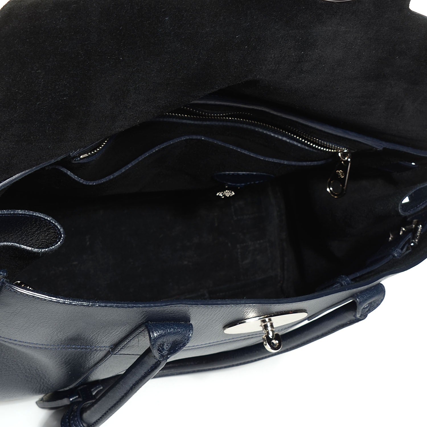 Mulberry Glossy Goatskin Bayswater Midnight 5 of 10