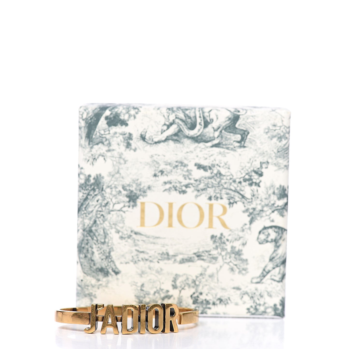 Metal J'Adior Bracelet Cuff Gold