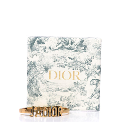 Christian Dior Metal J'Adior Bracelet Cuff Gold 4 of 4