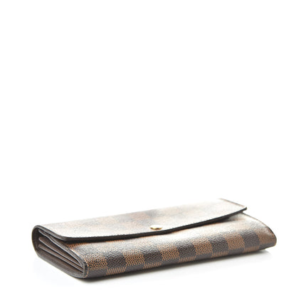 Louis Vuitton Damier Ebene Sarah Wallet 4 of 14