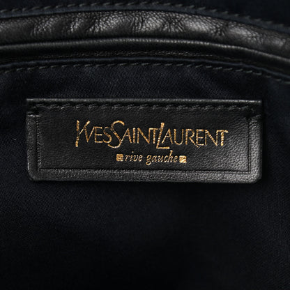 Saint Laurent Patent Calfskin Large Muse Eggplant 5 of 11