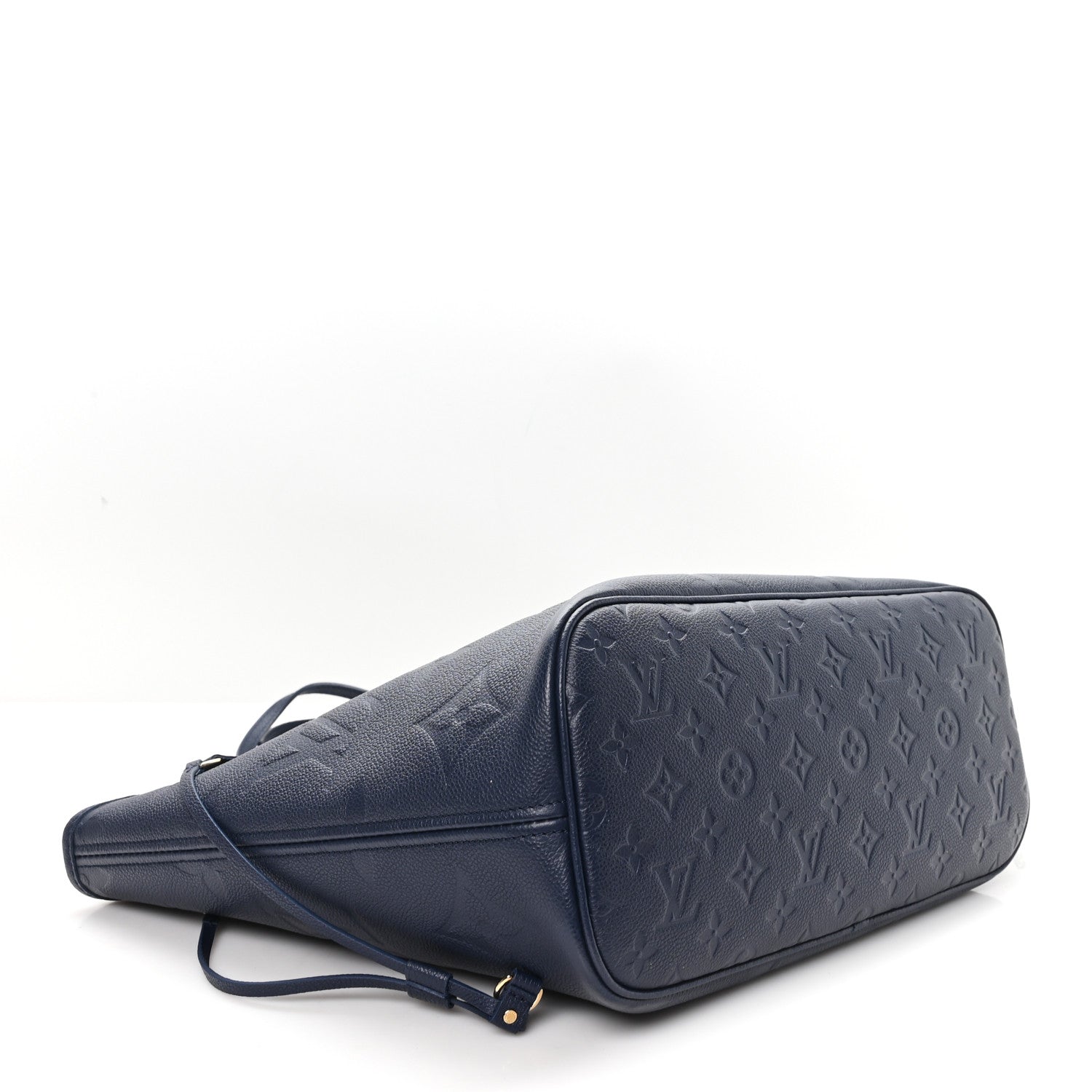 Louis Vuitton Empreinte Monogram Giant Neverfull MM Navy 3 of 9