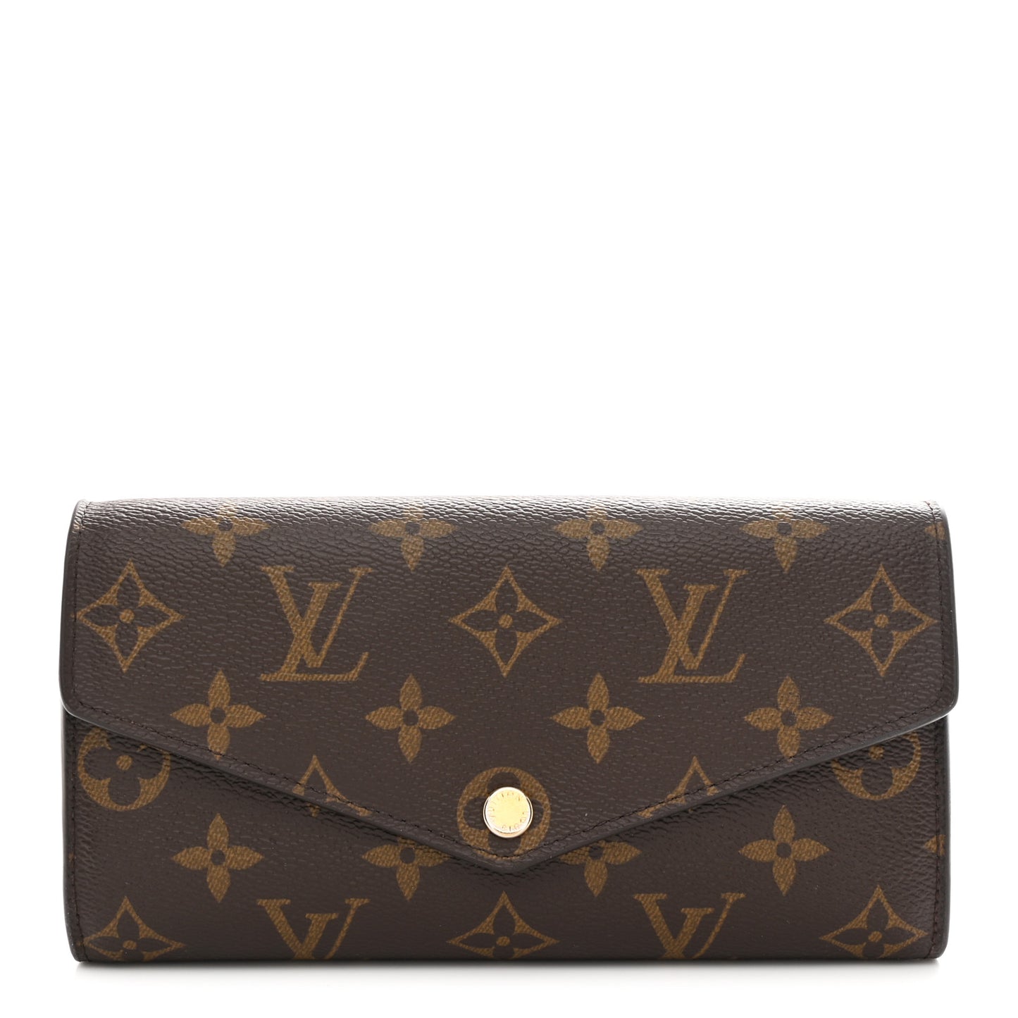 Monogram Sarah Wallet NM Coquelicot