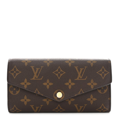 Louis Vuitton Monogram Sarah Wallet NM Coquelicot 1 of 7
