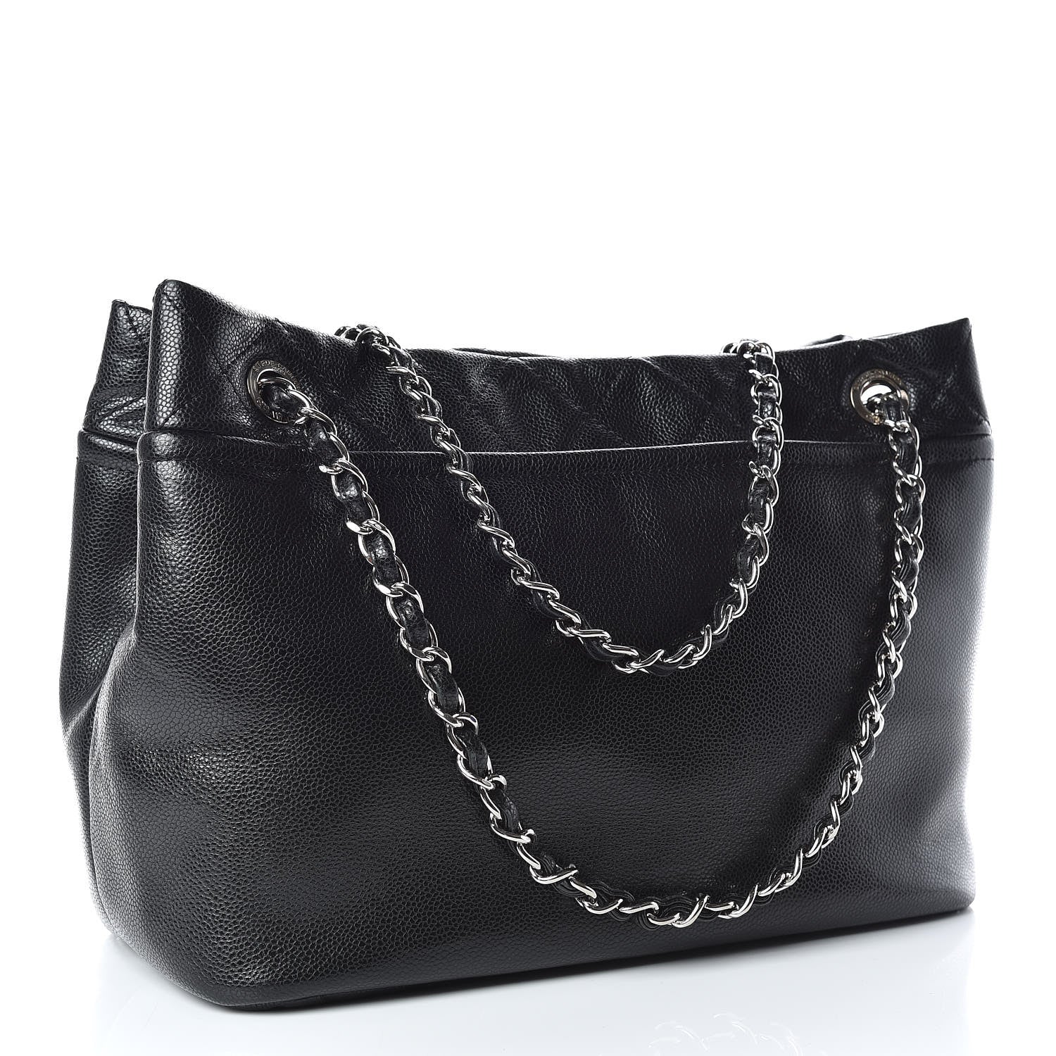 Chanel Caviar Timeless CC Soft Tote Black 3 of 9