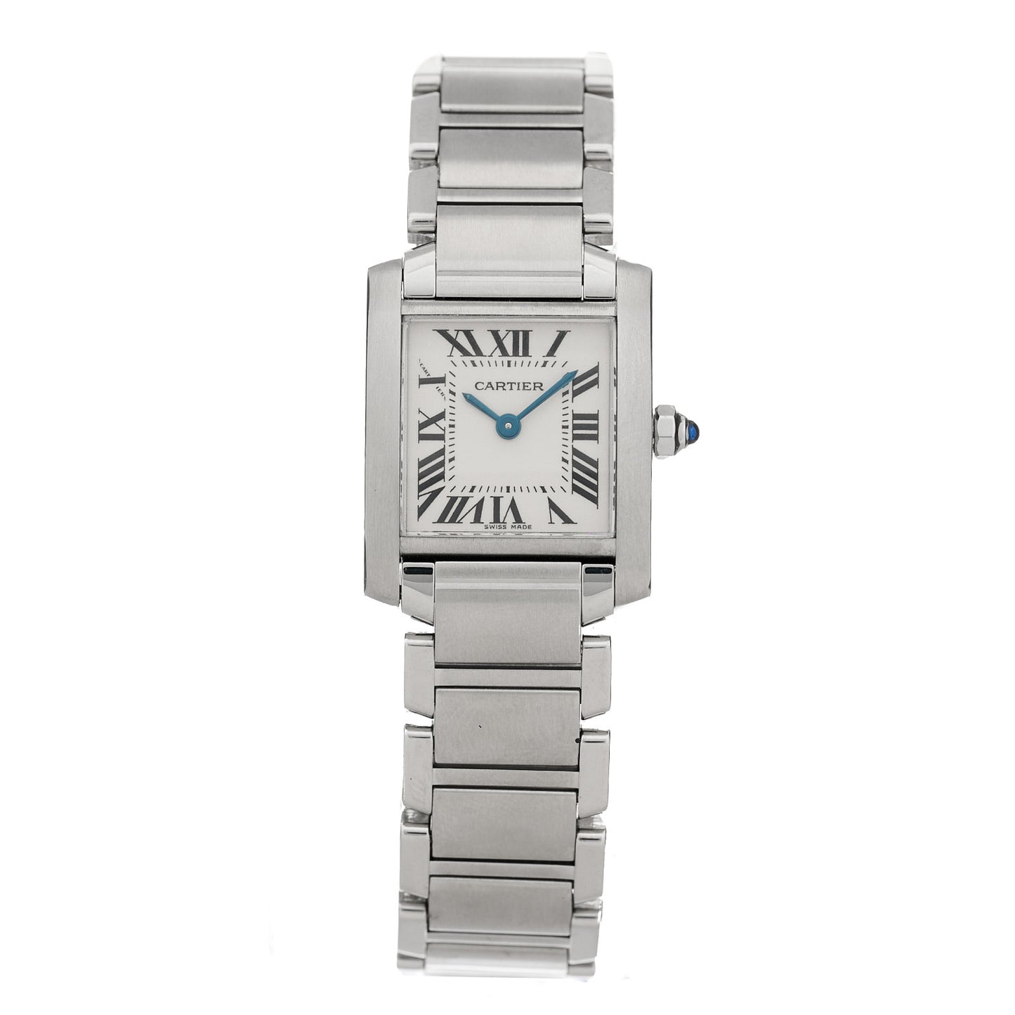 Stainless Steel 20mm Tank Francaise Quartz Watch