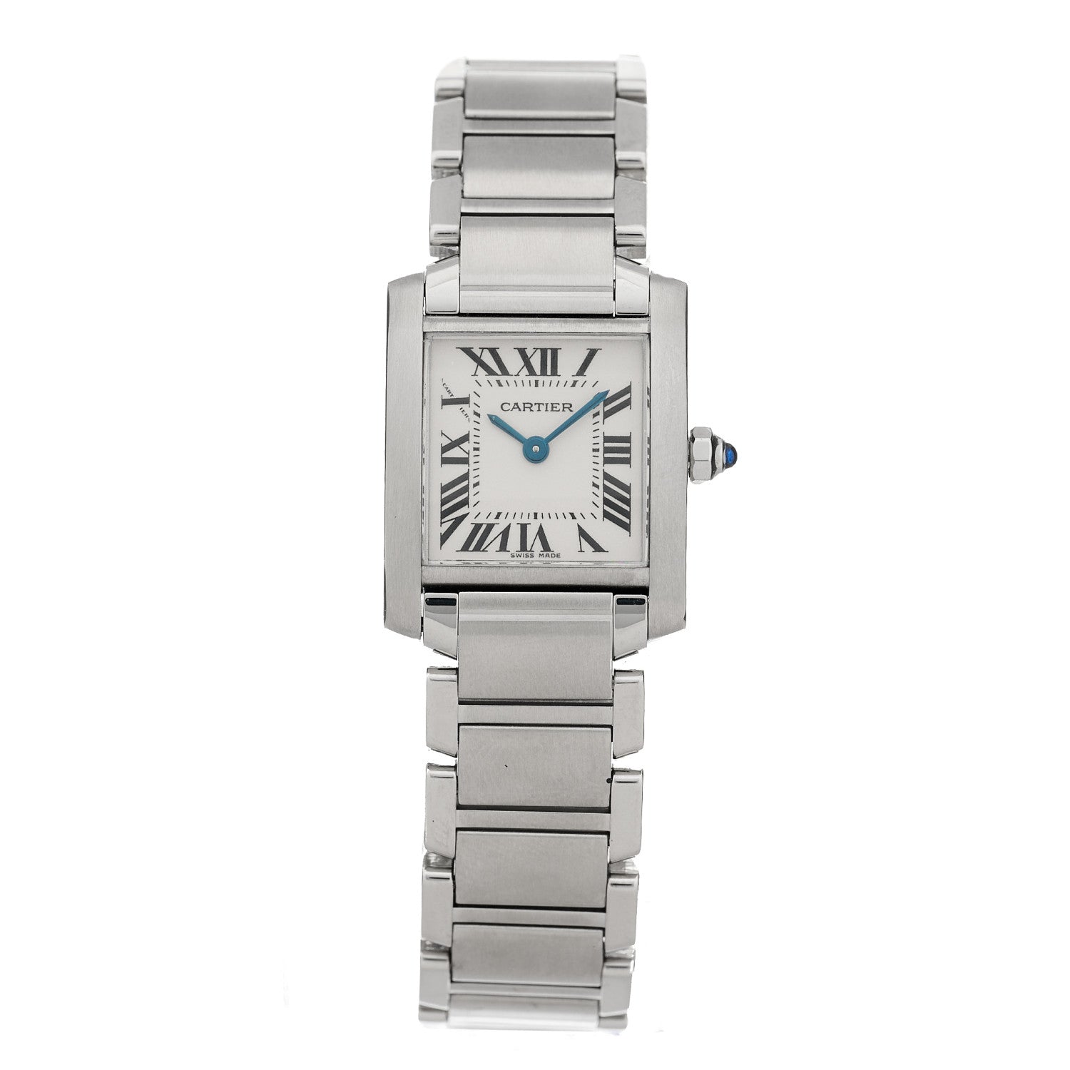 Cartier Stainless Steel 20mm Tank Francaise Quartz Watch 1 of 4