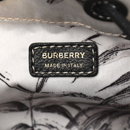 Burberry Nylon Deer Print Drawstring Bucket Bag Multicolor 6 of 10