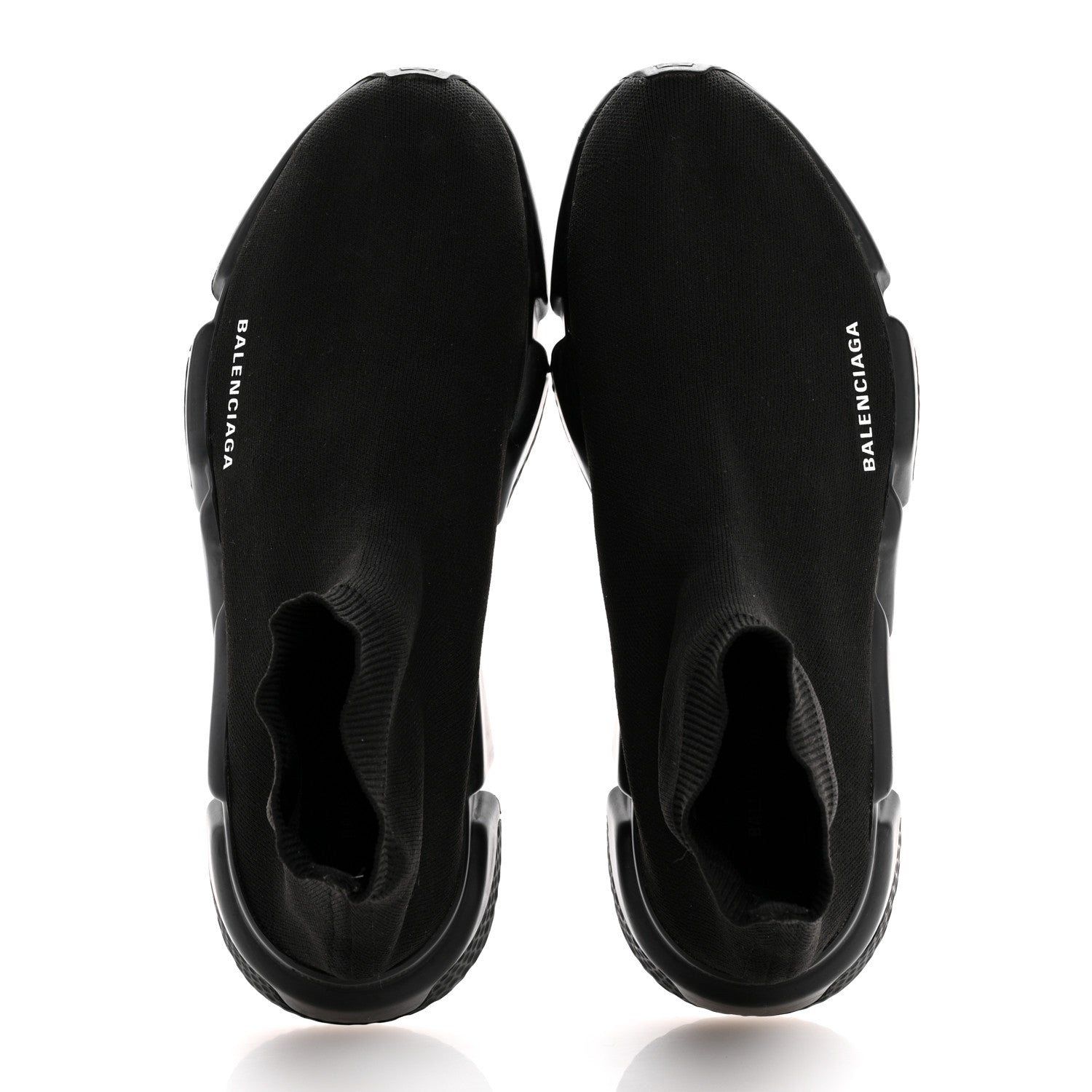 Balenciaga Neoprene Knit Mens Speed Sneakers 11 Black 2 of 8