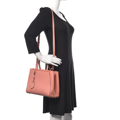 Fendi Vitello Elite Petite 2Jours Tote Pesca 2 of 11