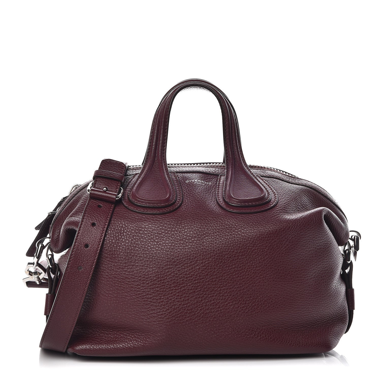 Givenchy Waxy Grained Calfskin Small Nightingale Oxblood 1 of 10