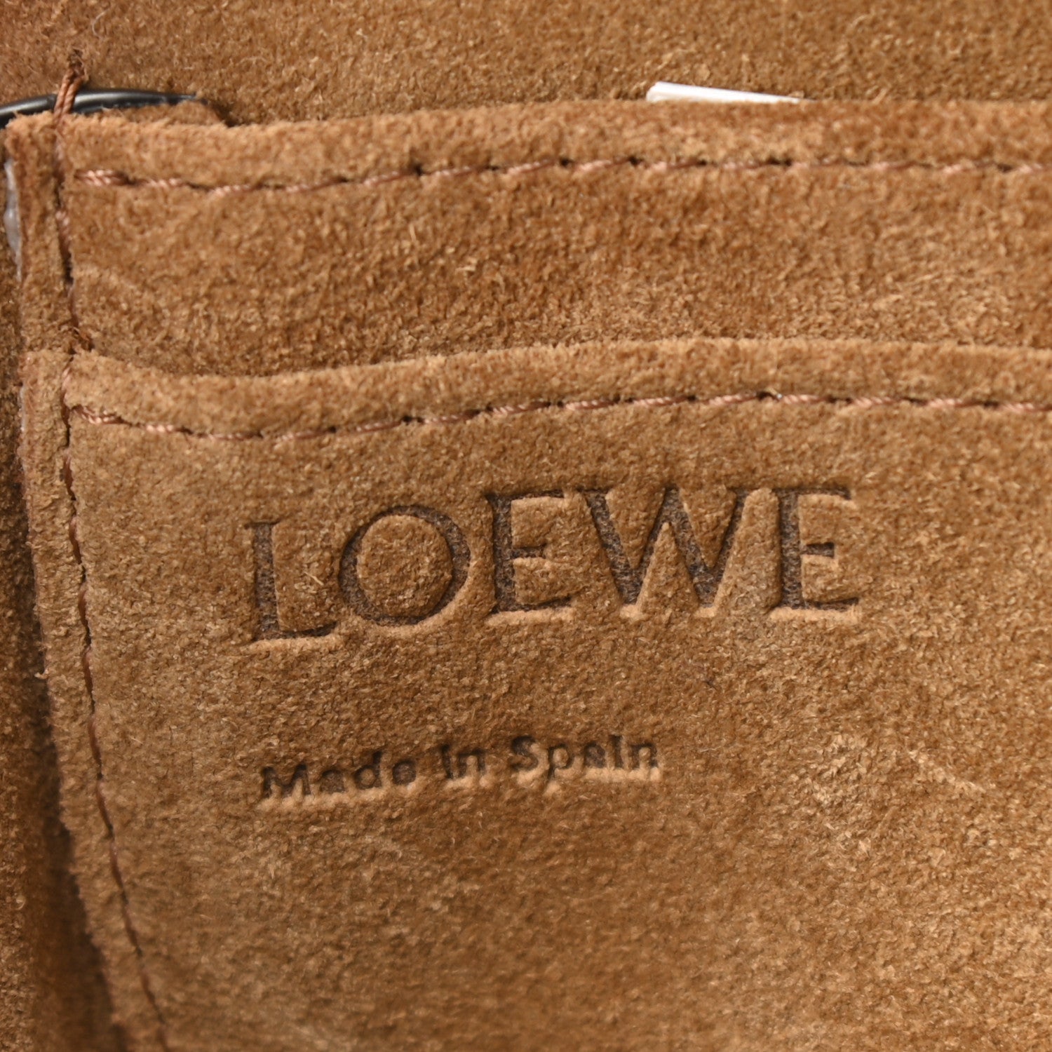Loewe Grained Calfskin Mini Gate Crossbody Bag Caramel Pecan 5 of 8