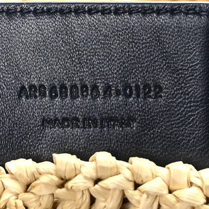 Saint Laurent Raffia Rive Gauche Tote Natural 7 of 10