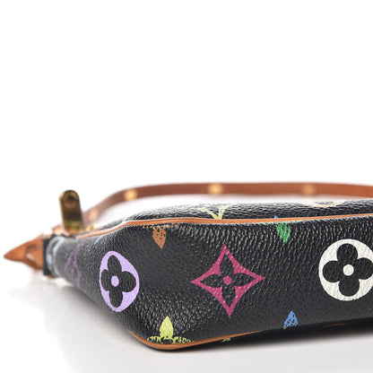 Louis Vuitton Monogram Multicolor Pochette Accessories Black 22 of 23