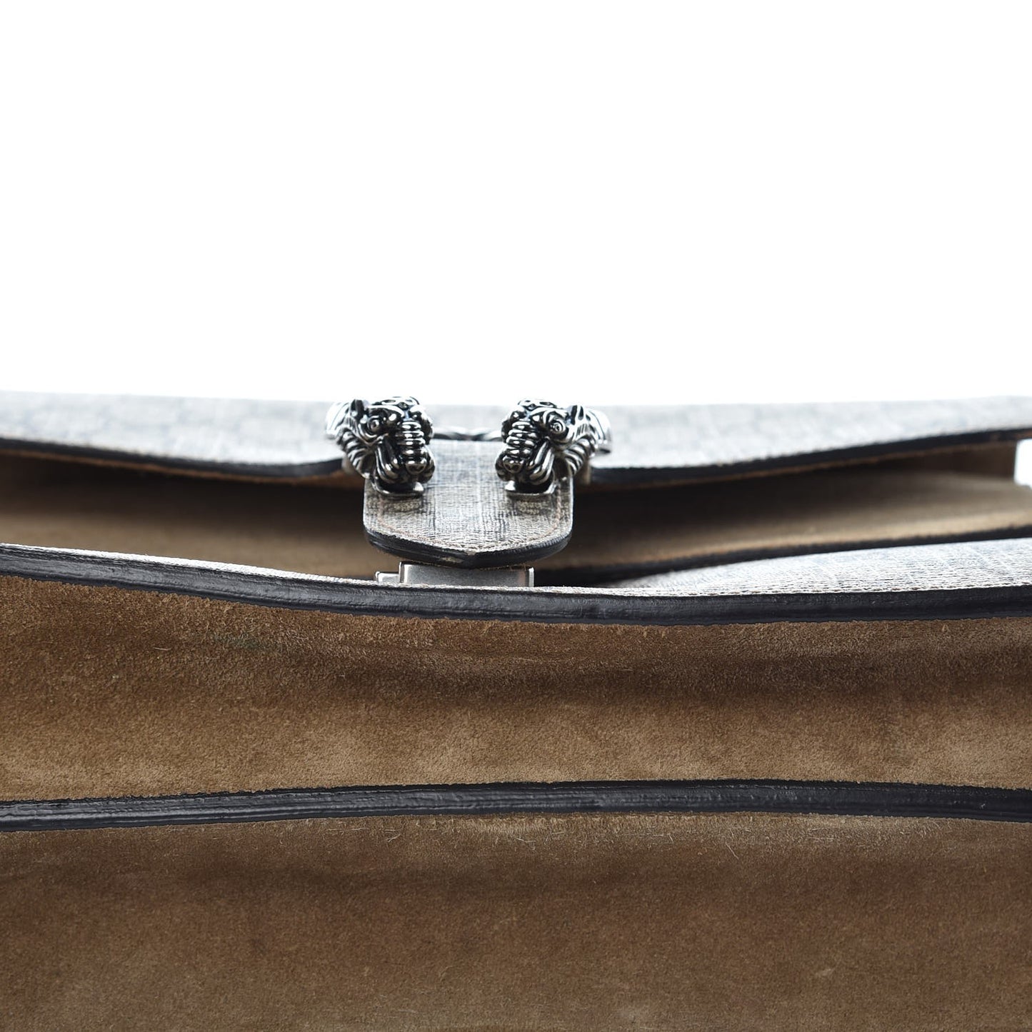GG Supreme Monogram Medium Dionysus Shoulder Bag Taupe