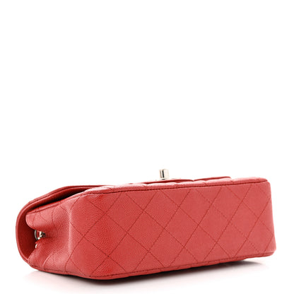 Chanel Caviar Quilted Mini Rectangular Flap Red 4 of 10