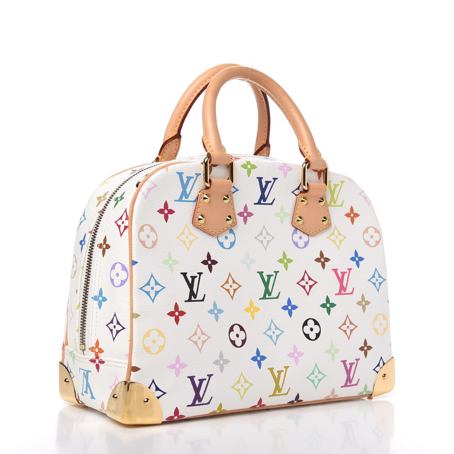 Monogram Multicolor Trouville White