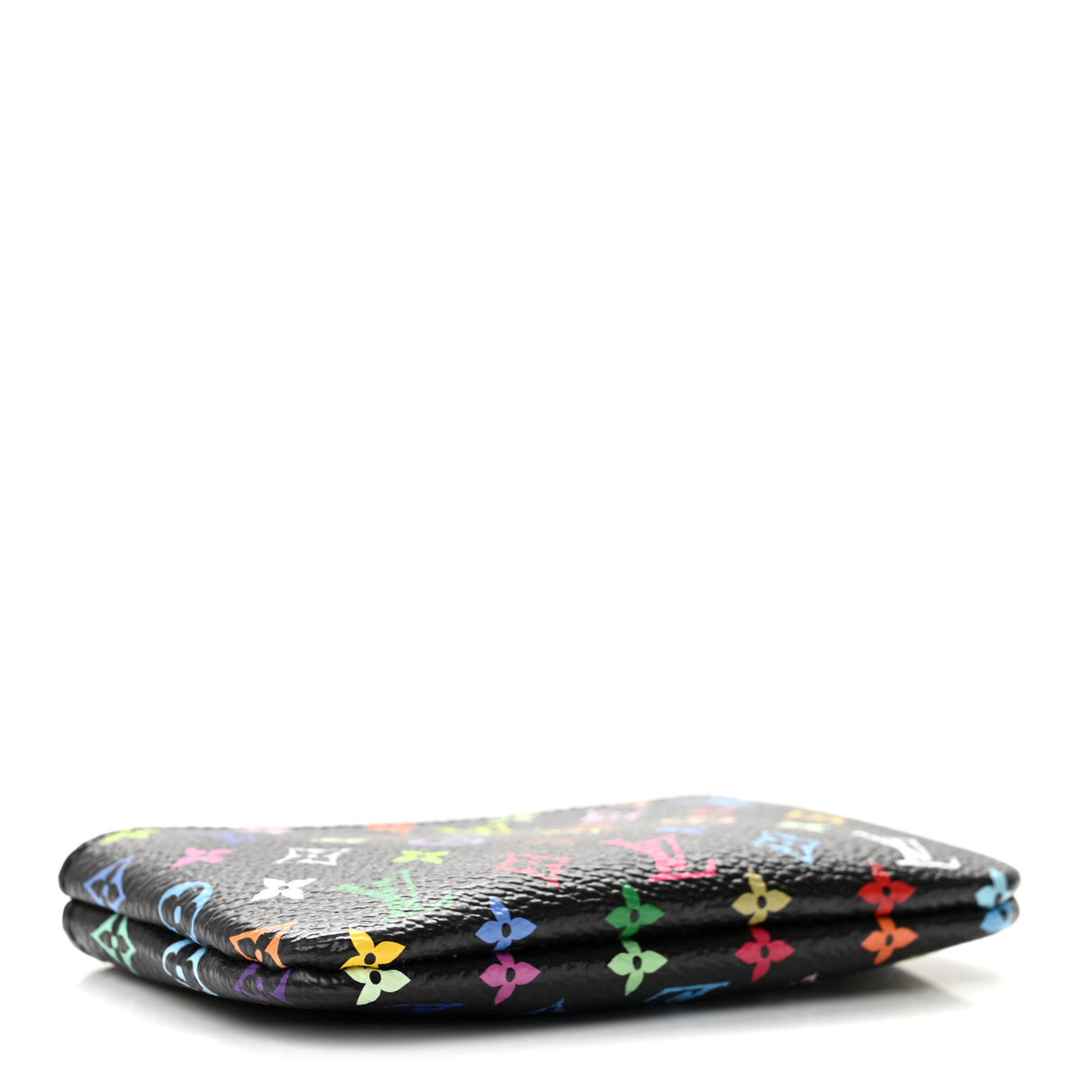 Louis Vuitton Monogram Multicolor Key Pouch Black Grenade 4 of 9
