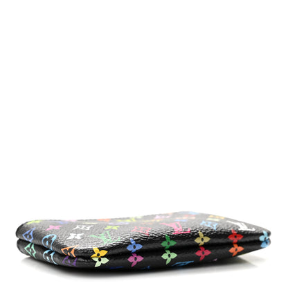 Louis Vuitton Monogram Multicolor Key Pouch Black Grenade 4 of 9