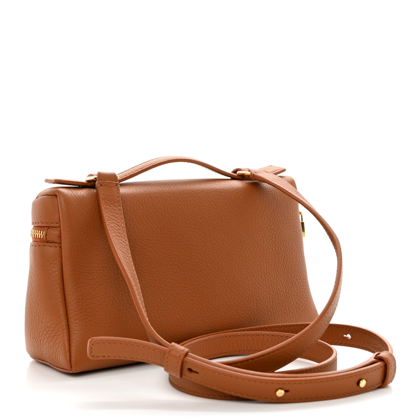 Grained Calfskin L19 Extra Pocket Pouch Warm Tan