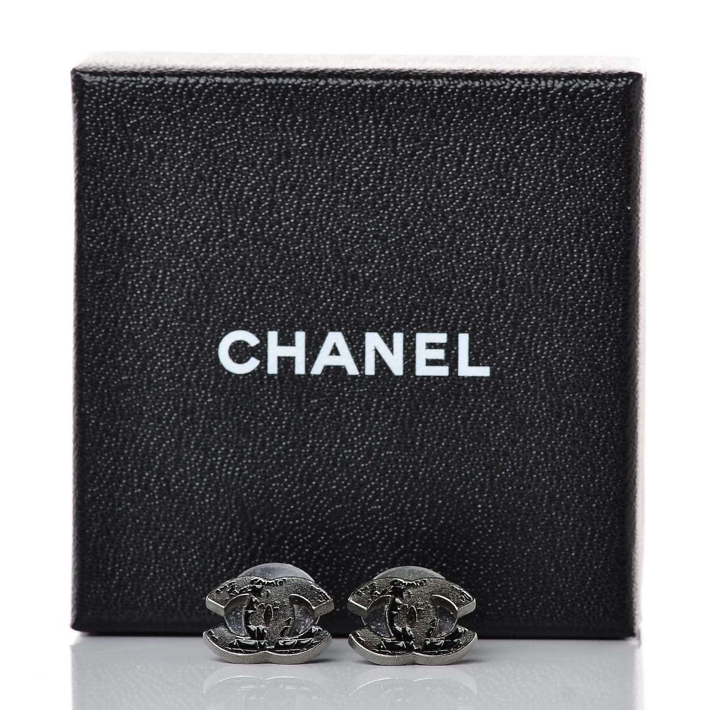 Ruthenium Globe CC Earrings