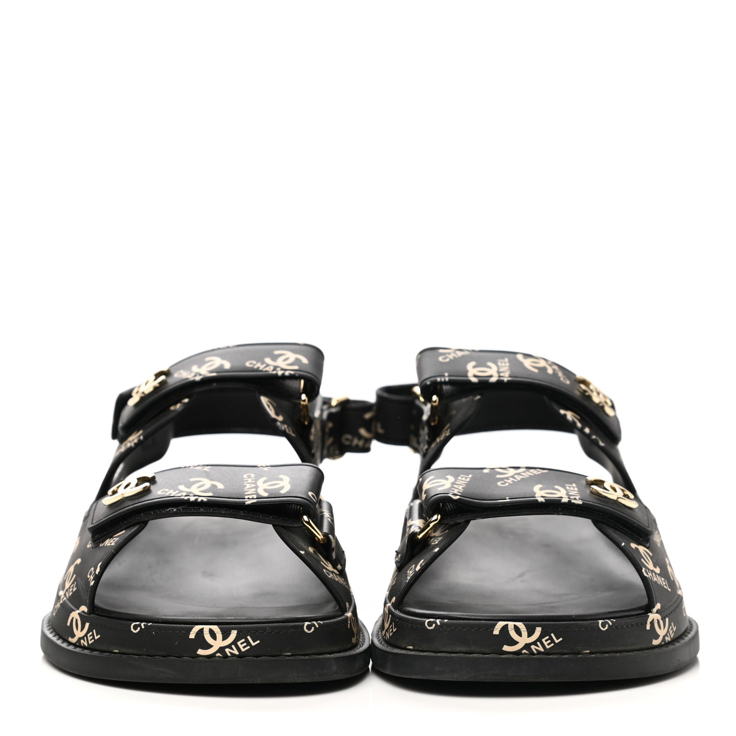 Rubber CC Dad Sandals 39 Black