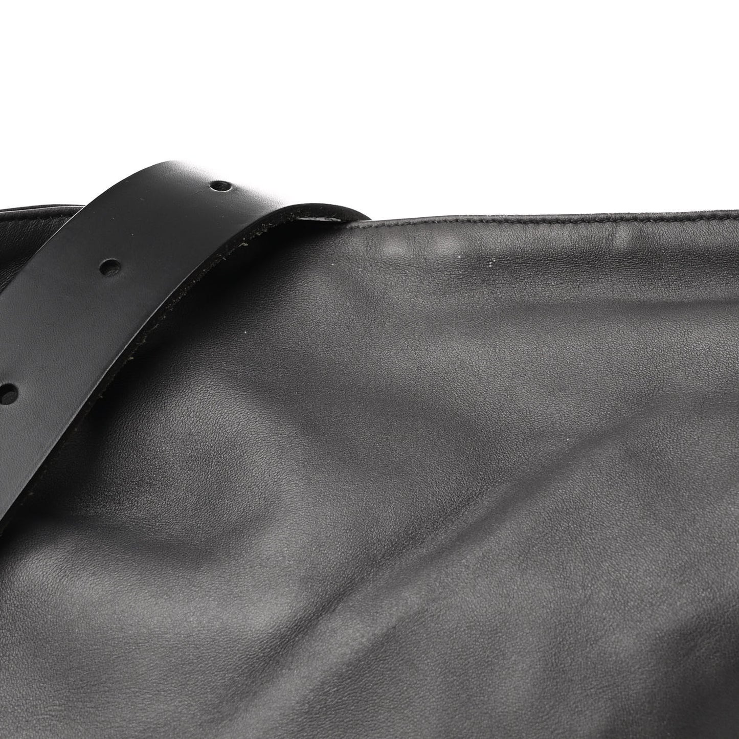 Nappa Intrecciato  Messenger Bag Grey Black