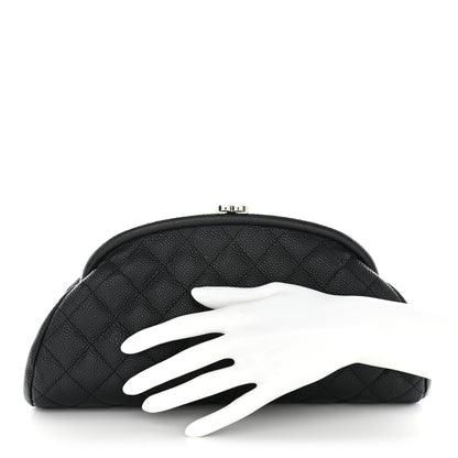 Chanel Caviar Quilted Timeless Clutch Black 2 of 8