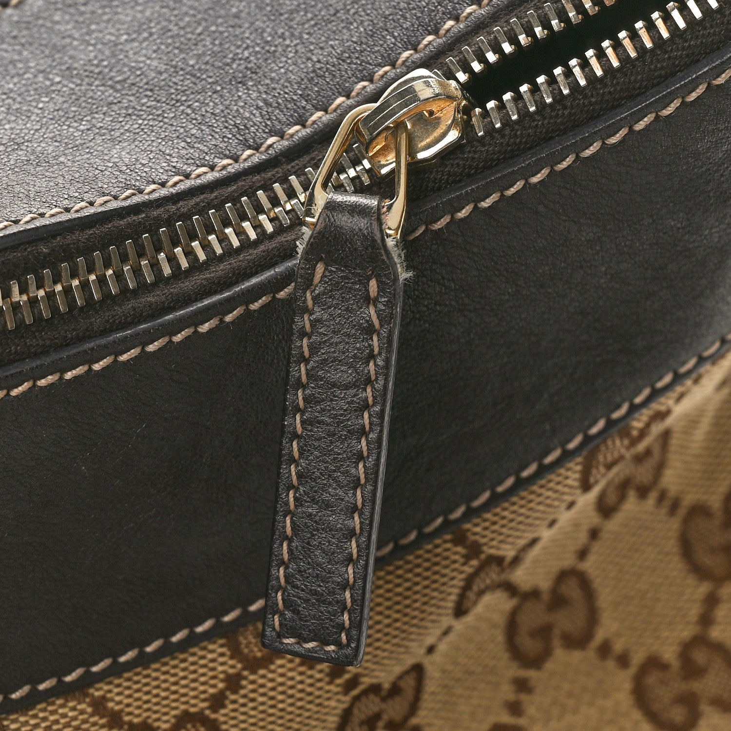 Gucci Monogram Large D Gold Hobo Dark Brown 11 of 13