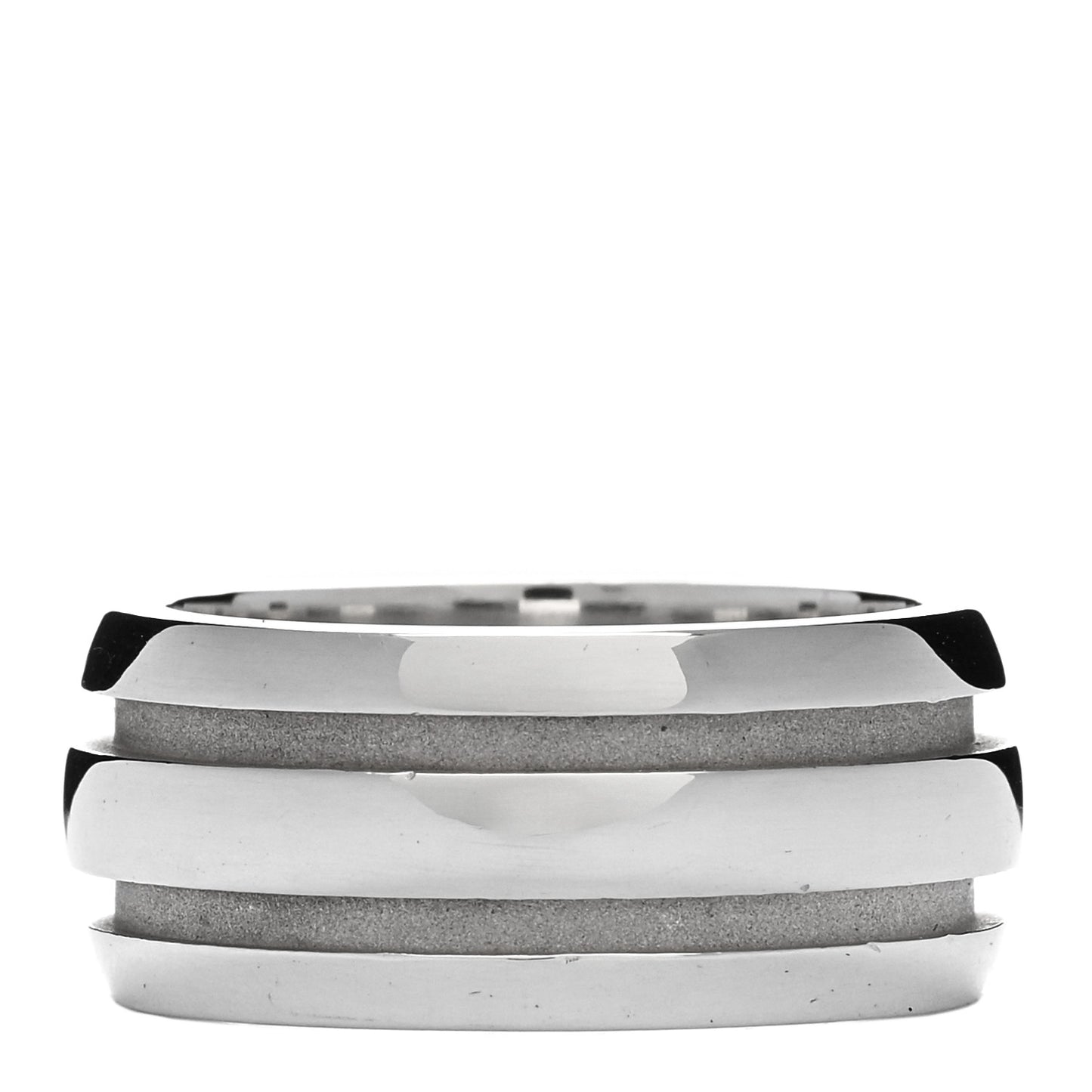 Sterling Silver Atlas Groove Band Ring 53 6.5