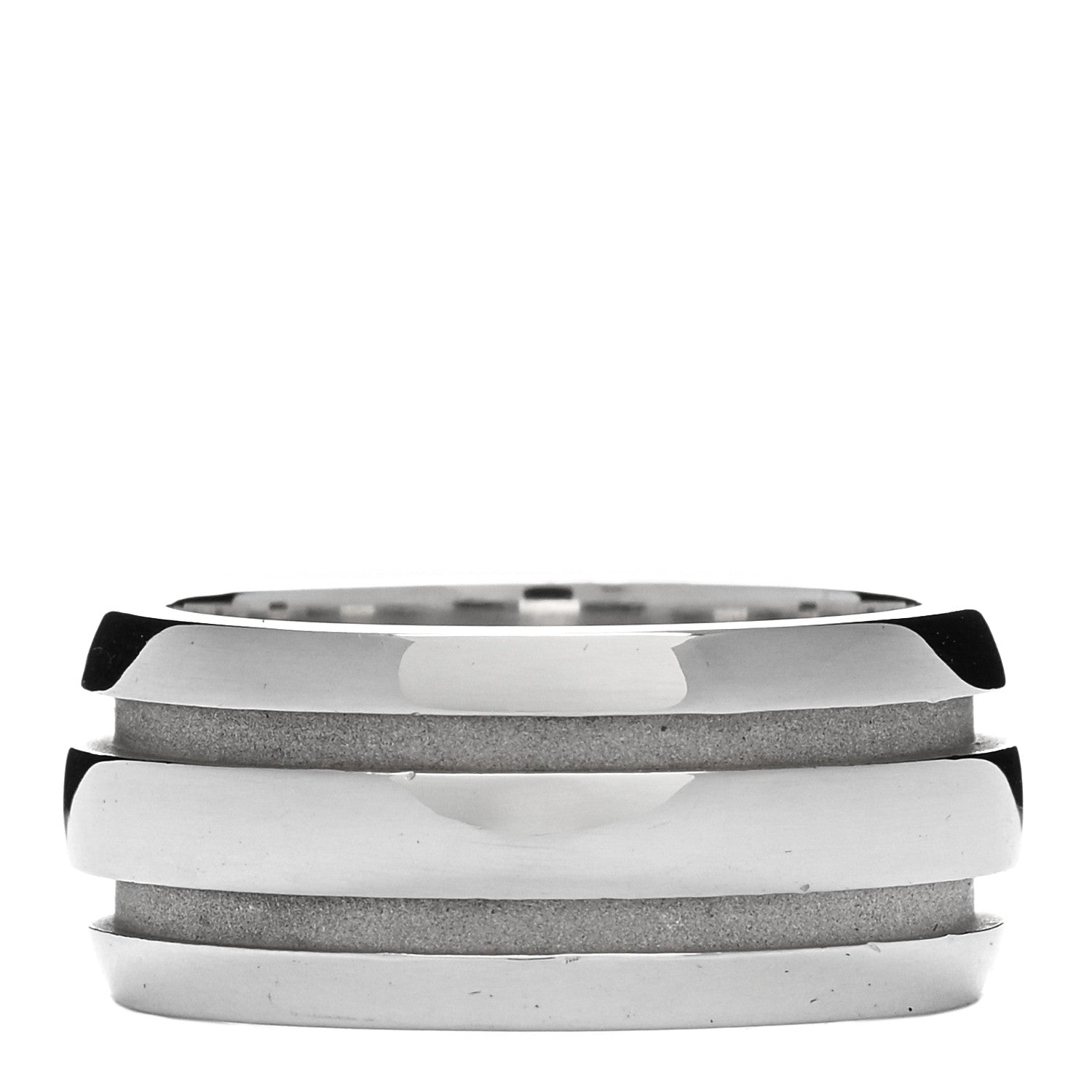 Tiffany Sterling Silver Atlas Groove Band Ring 53 6.5 1 of 3