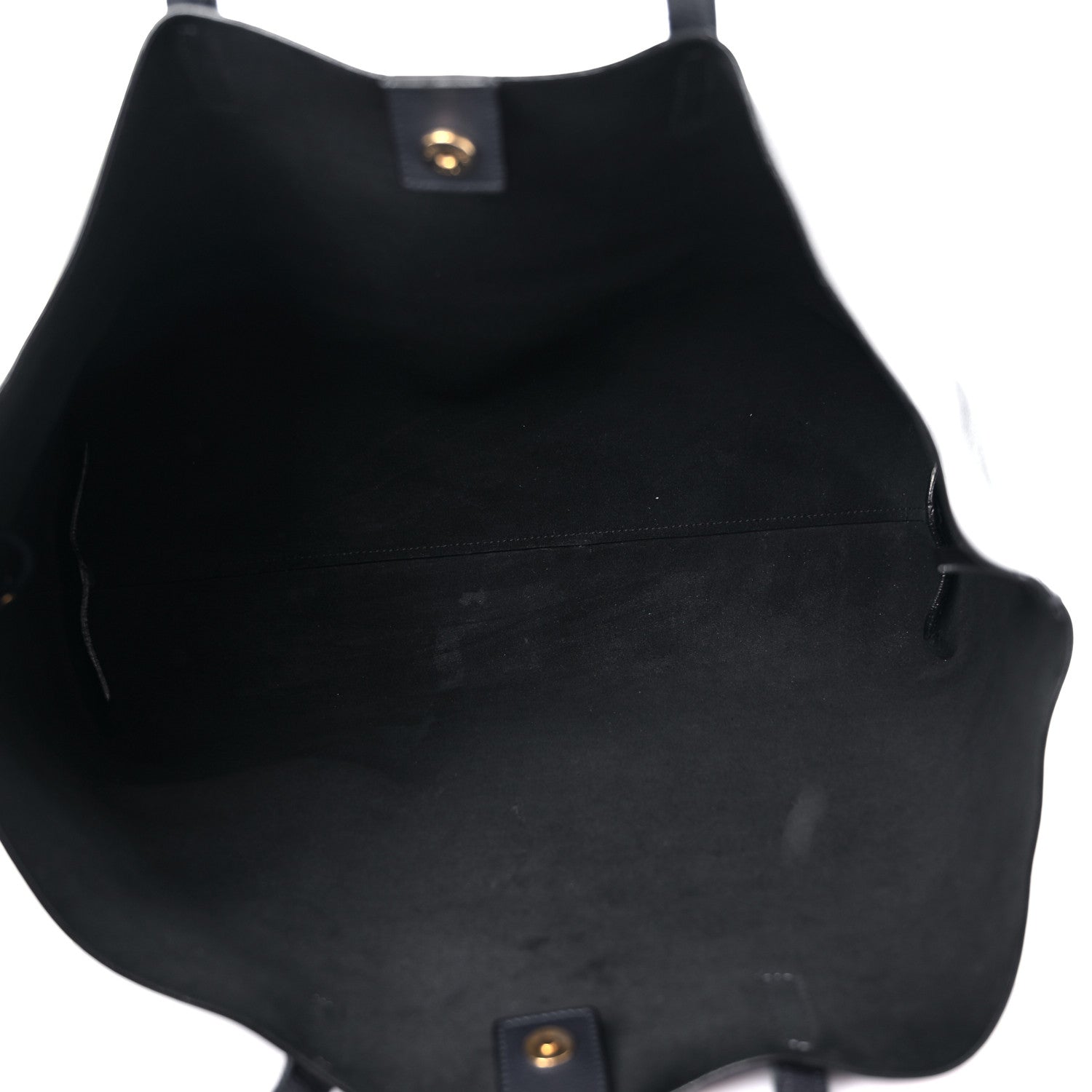 Saint Laurent Calfskin Large Shopping Tote Black 6 of 23