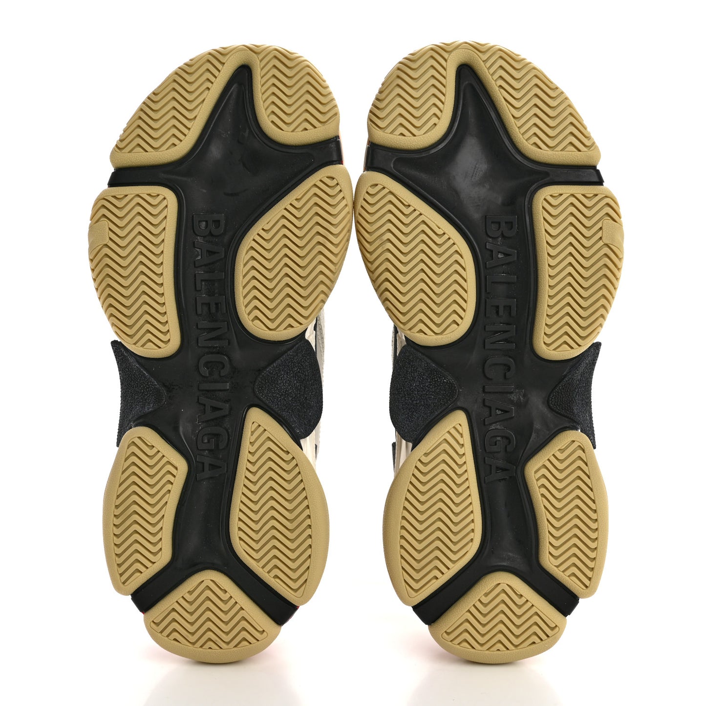 Fabric Mesh Womens Triple S Sneakers 39 Grey Red White