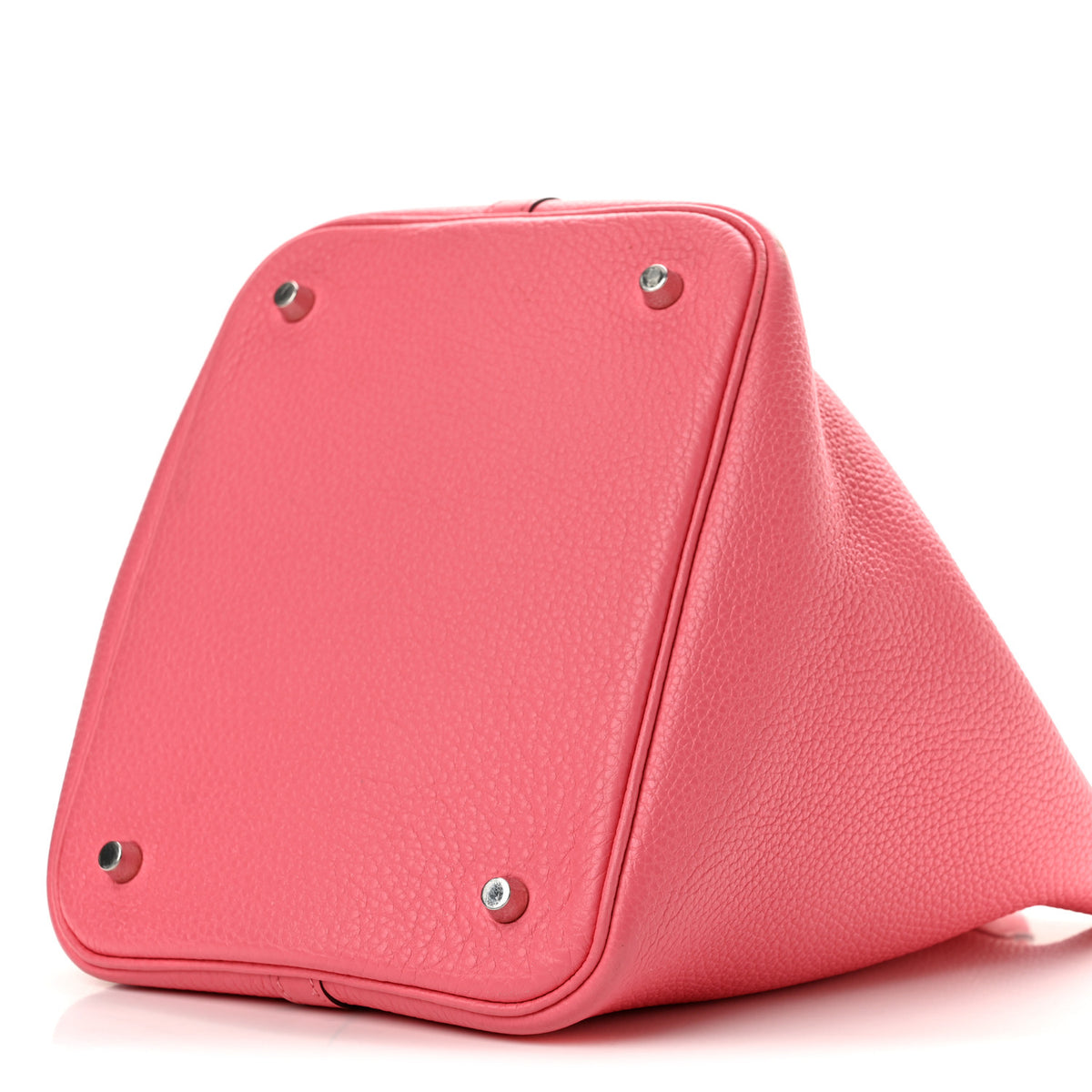 Hermes Taurillon Clemence Picotin Lock 22 MM Rose Azalee 10 of 14