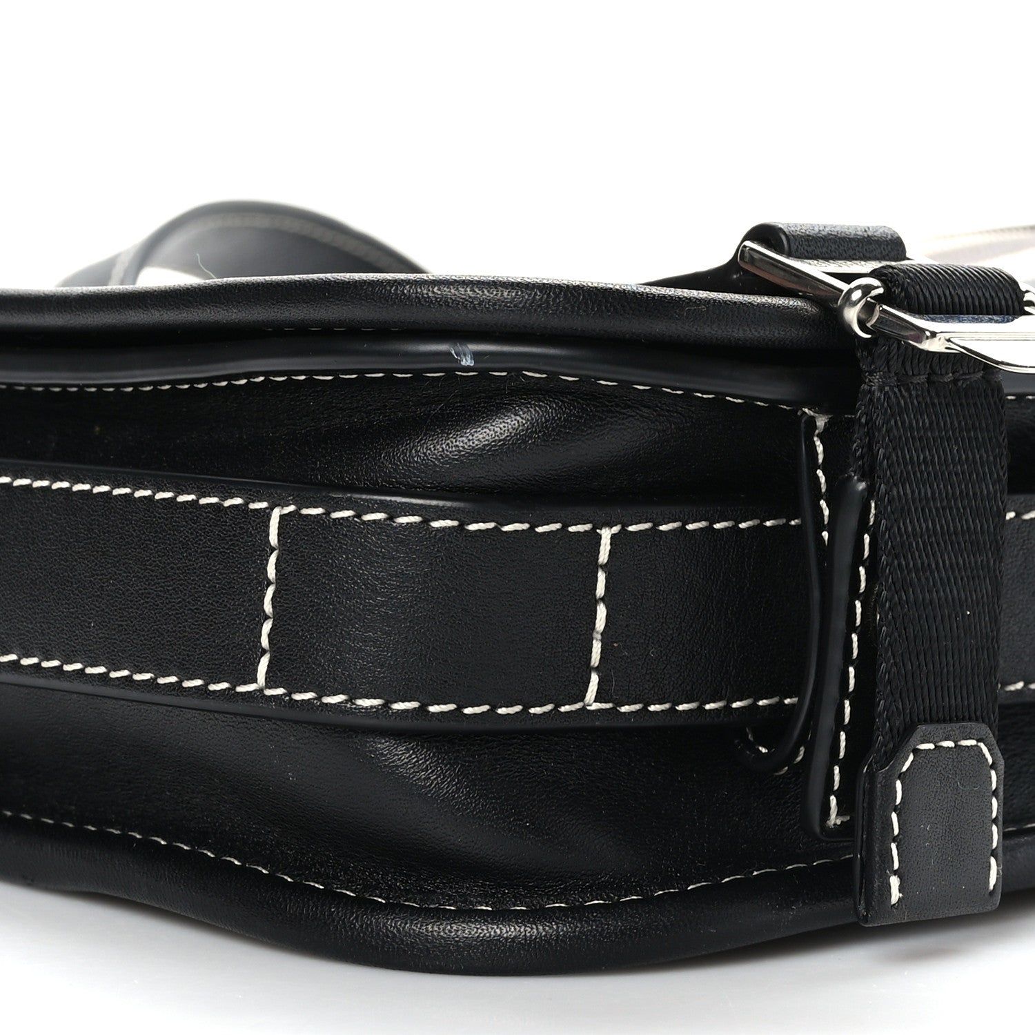Burberry E-Canvas Giant Check Rider Crossbody Dark Cranberry 7 of 8