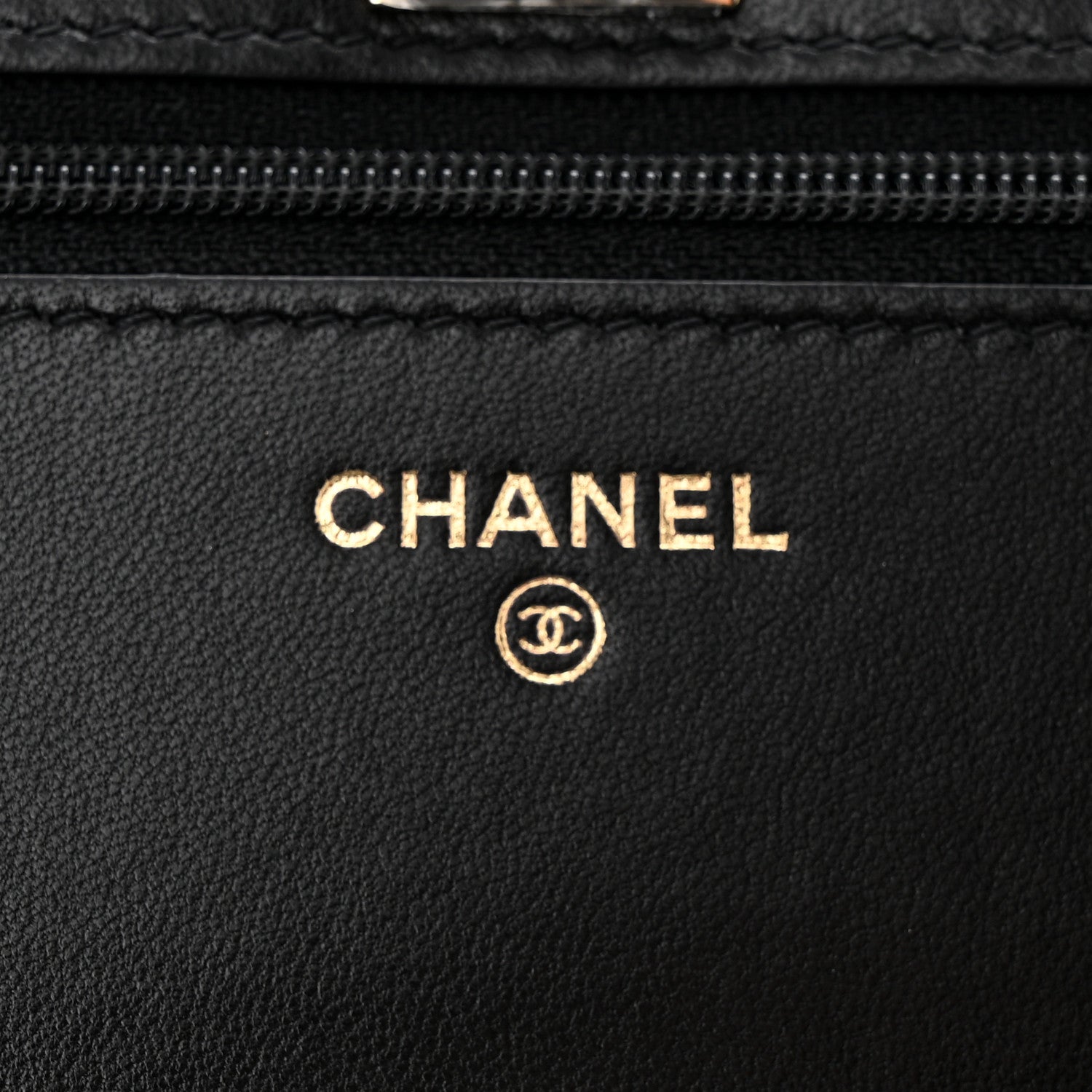 Chanel Lambskin Quilted Trendy CC Wallet On Chain WOC Black 6 of 11