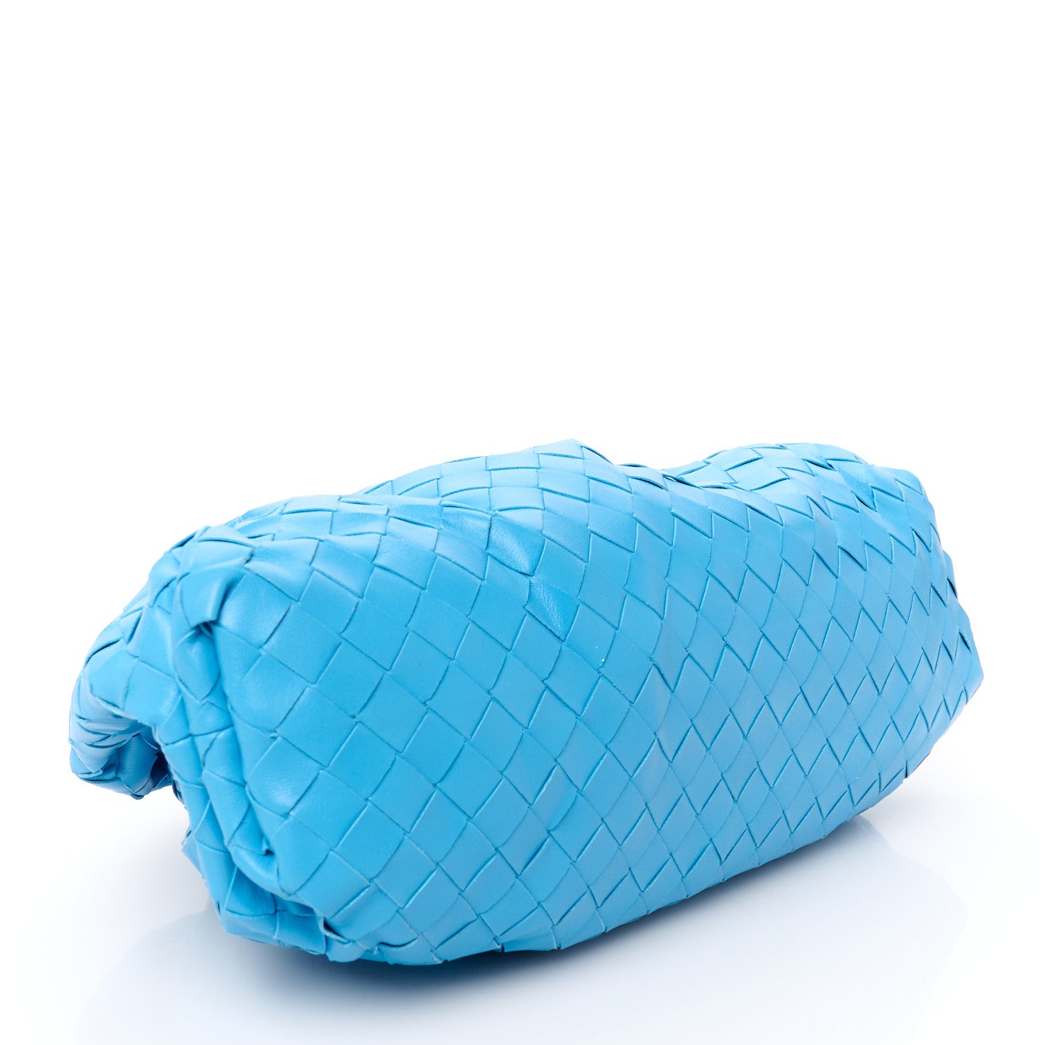 Bottega Veneta Nappa Maxi Intrecciato The Pouch Oversized Clutch Swimming Pool 4 of 10