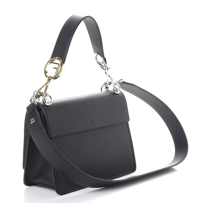 Fendi Vitello Century Opaco F is Fendi Kan I Shoulder Bag Black 3 of 8