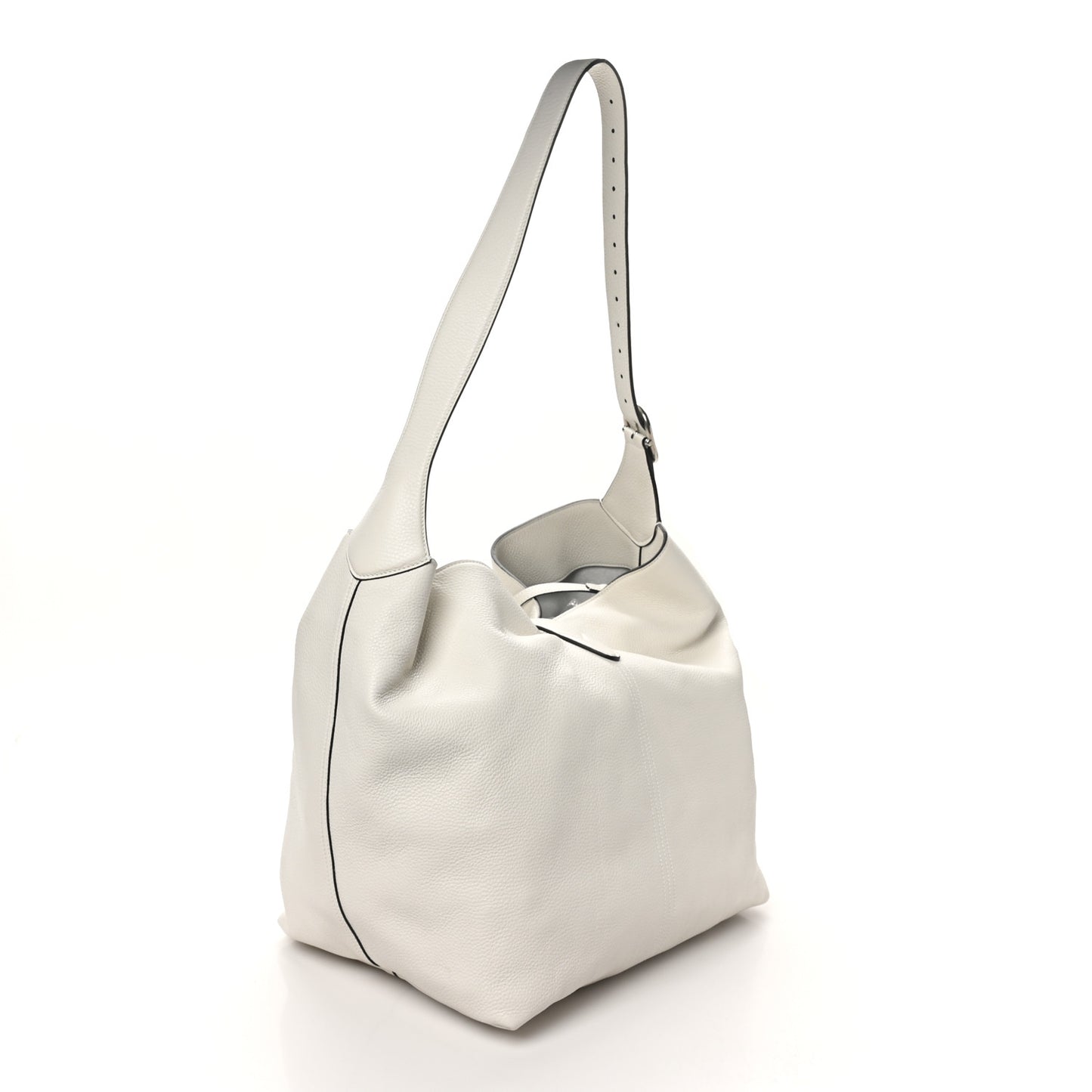 Amour Grane Calfskin Medium Jackie 1961 Crossbody Bag Great White