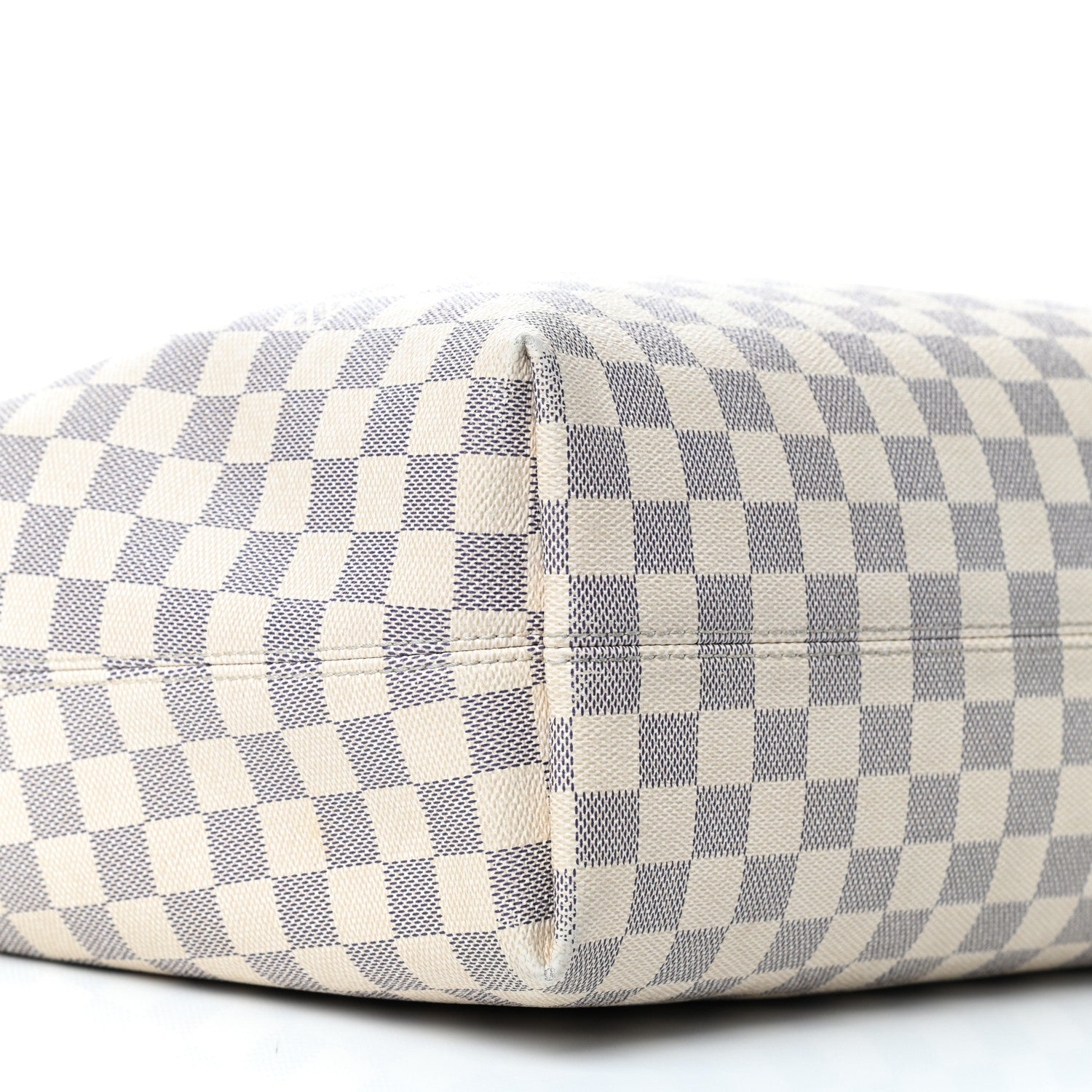 Louis Vuitton Damier Azur Graceful MM Rose Ballerine 8 of 12