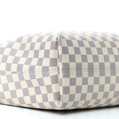 Louis Vuitton Damier Azur Graceful MM Rose Ballerine 8 of 12