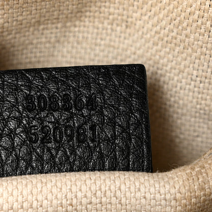 Gucci Pebbled Calfskin Small Soho Disco Bag Black 7 of 11