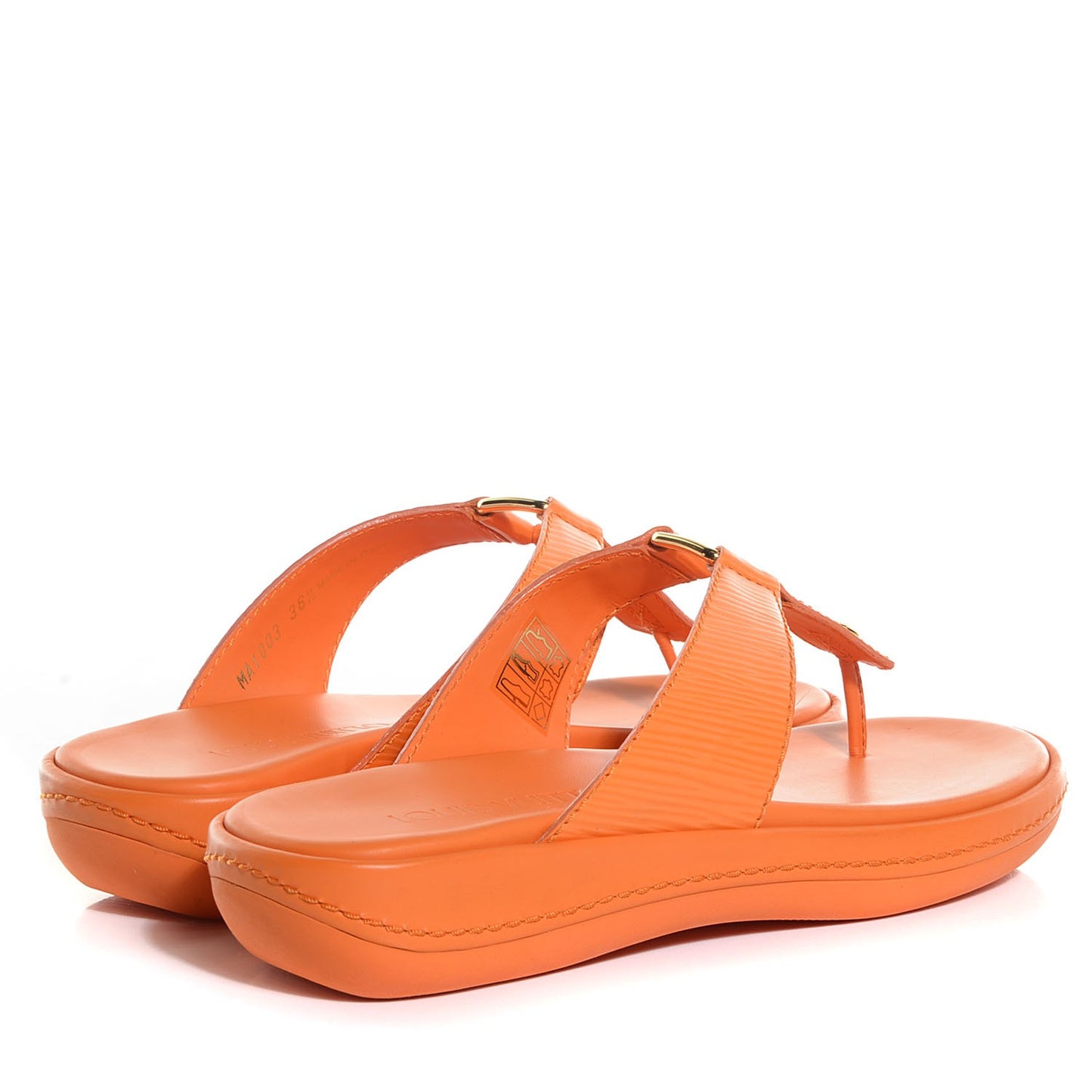 Epi Borneo Thong Sandals 36.5 Mandarine